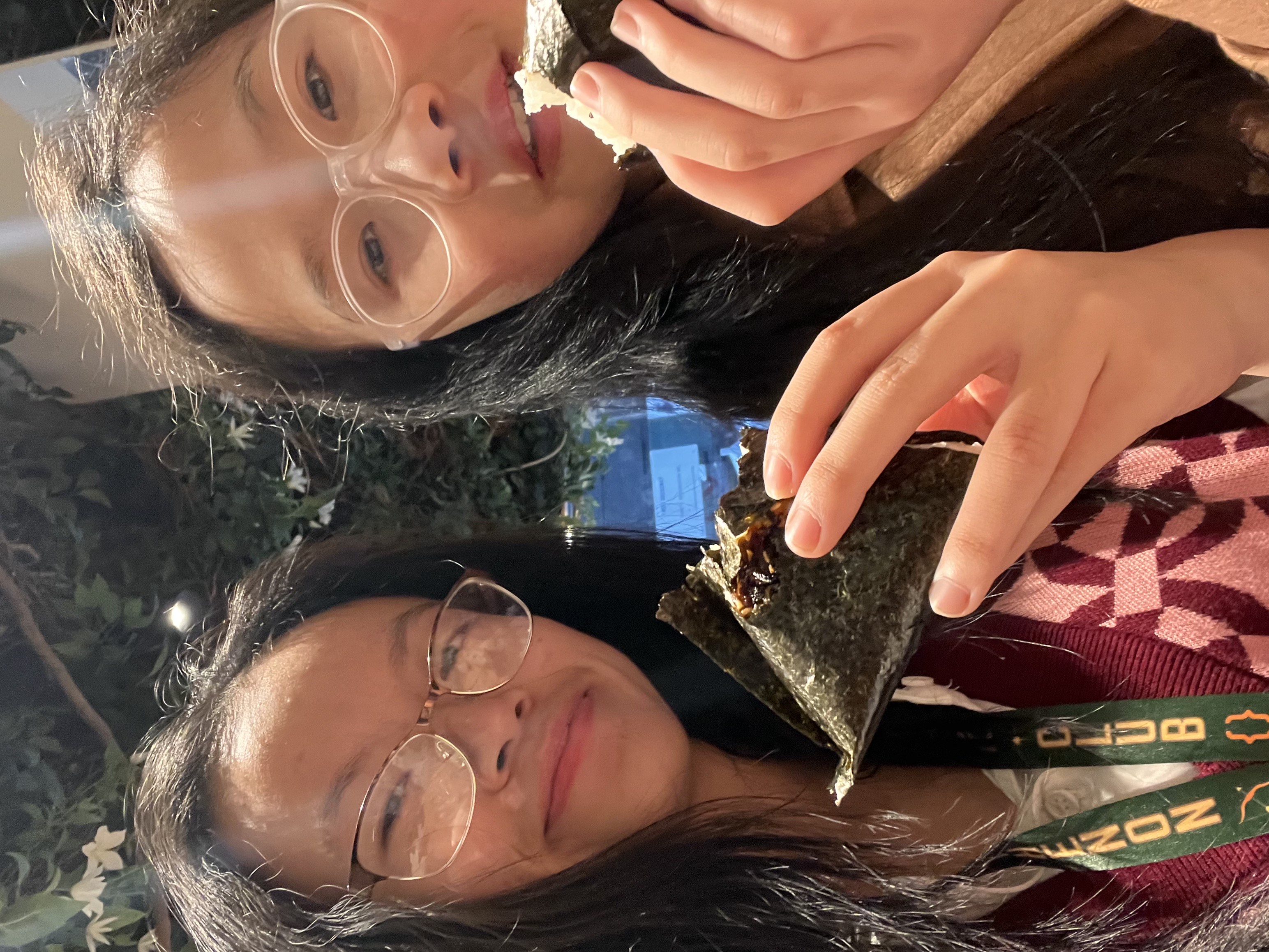 left to right: joanna, me